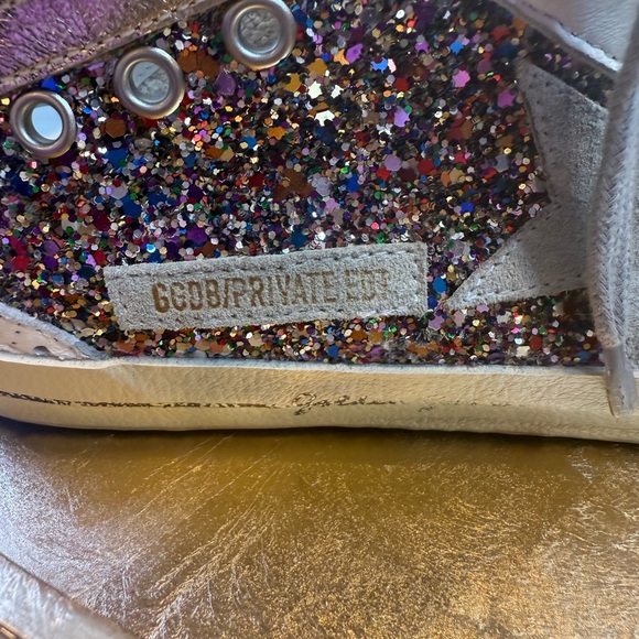 Size 41 Golden Goose Glitter Midstars Excellent Condition Private Eden/LTD - Picture 10 of 11